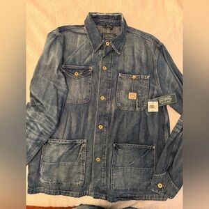 NWT Ralph Lauren Vintage Distressed Chore Coat